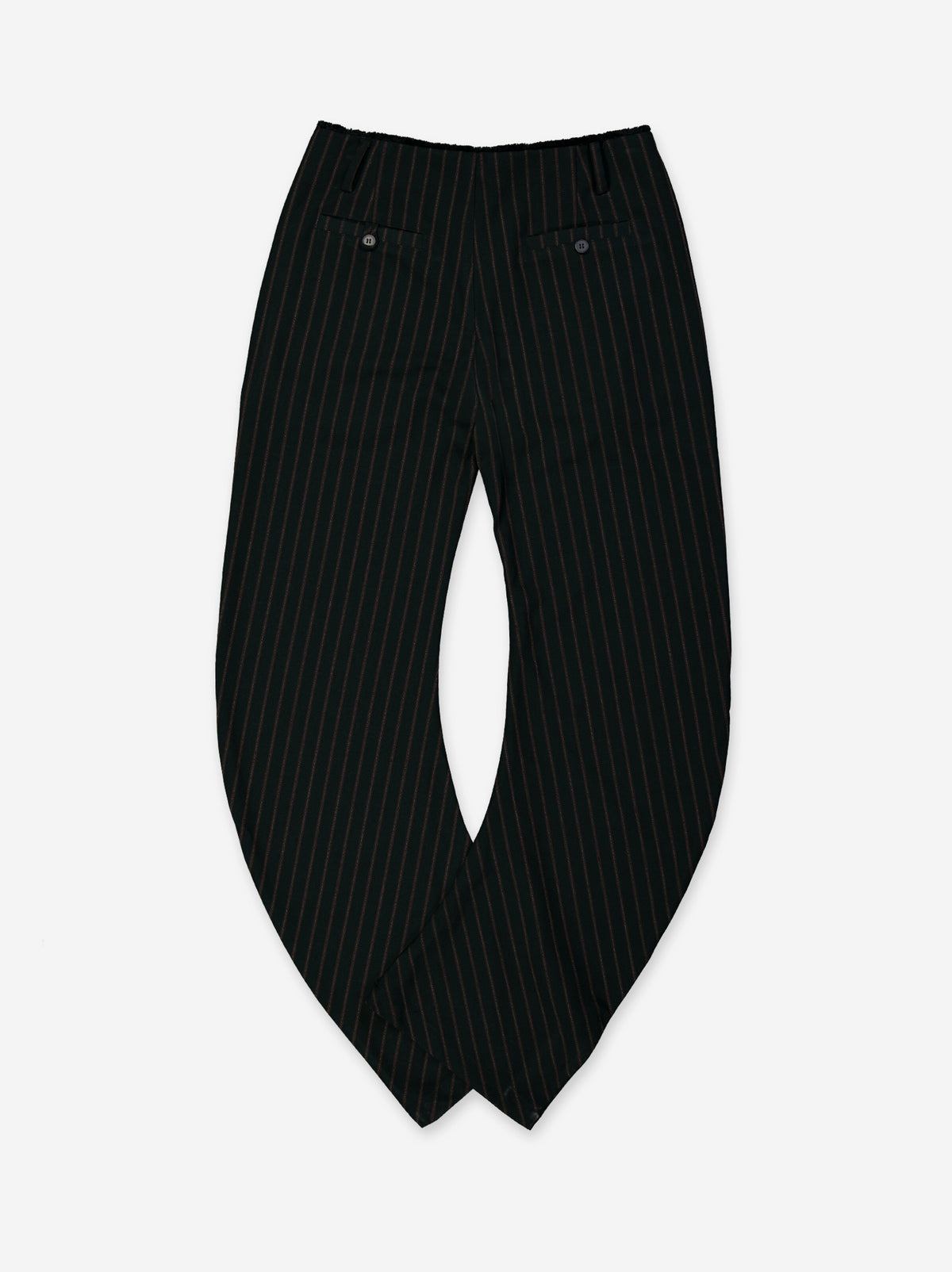 Black Pinstripe Trousers - Virginia