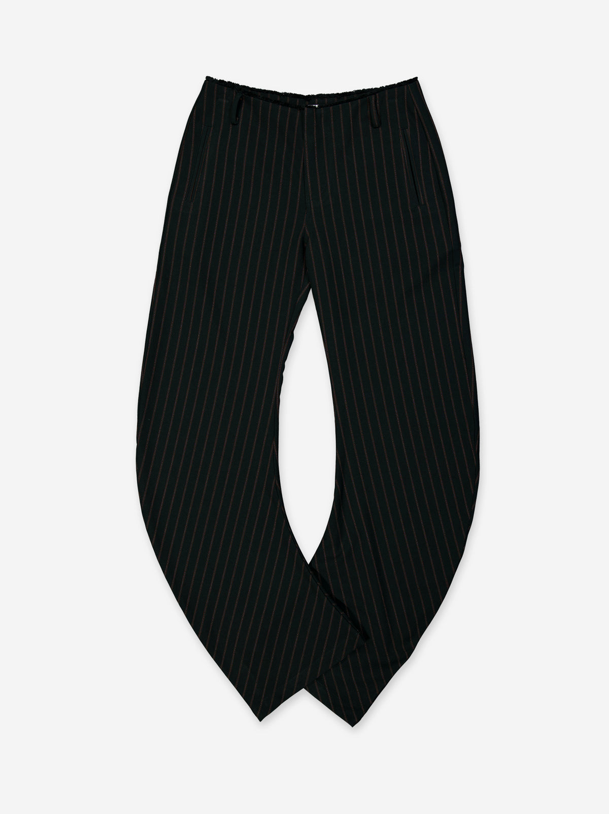 Black Pinstripe Trousers - Virginia