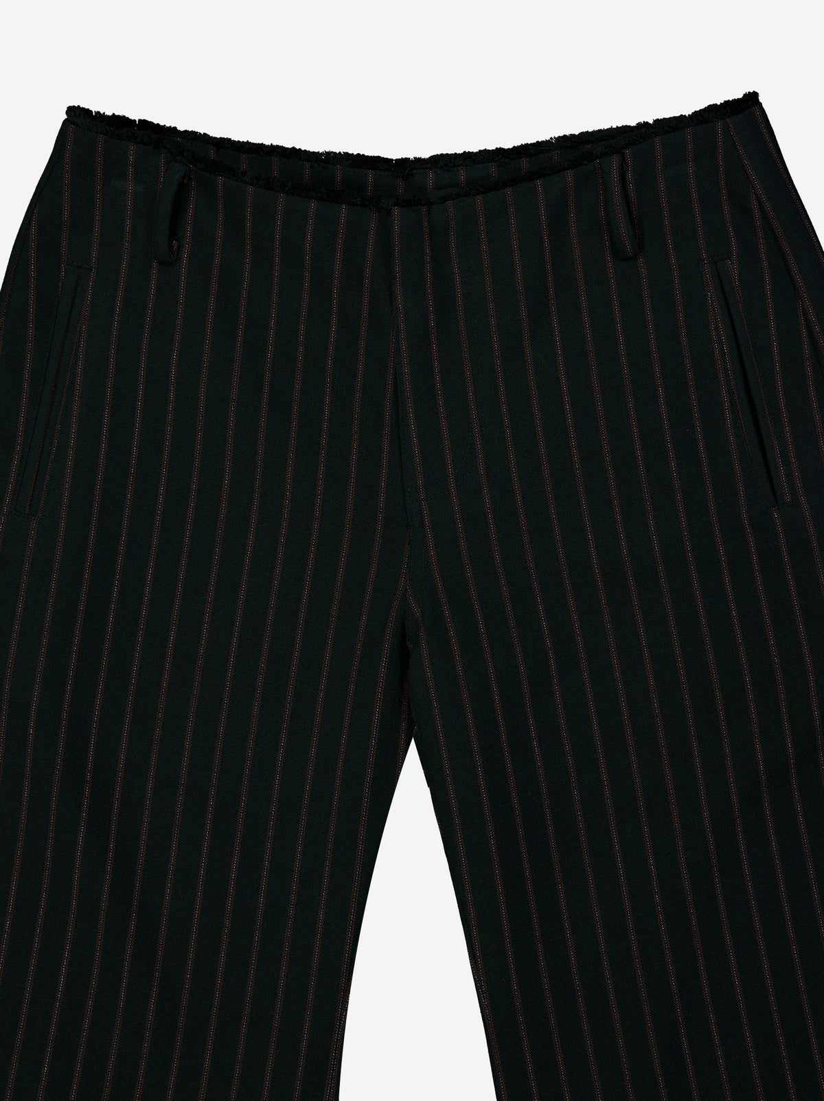 Black Pinstripe Trousers - Virginia
