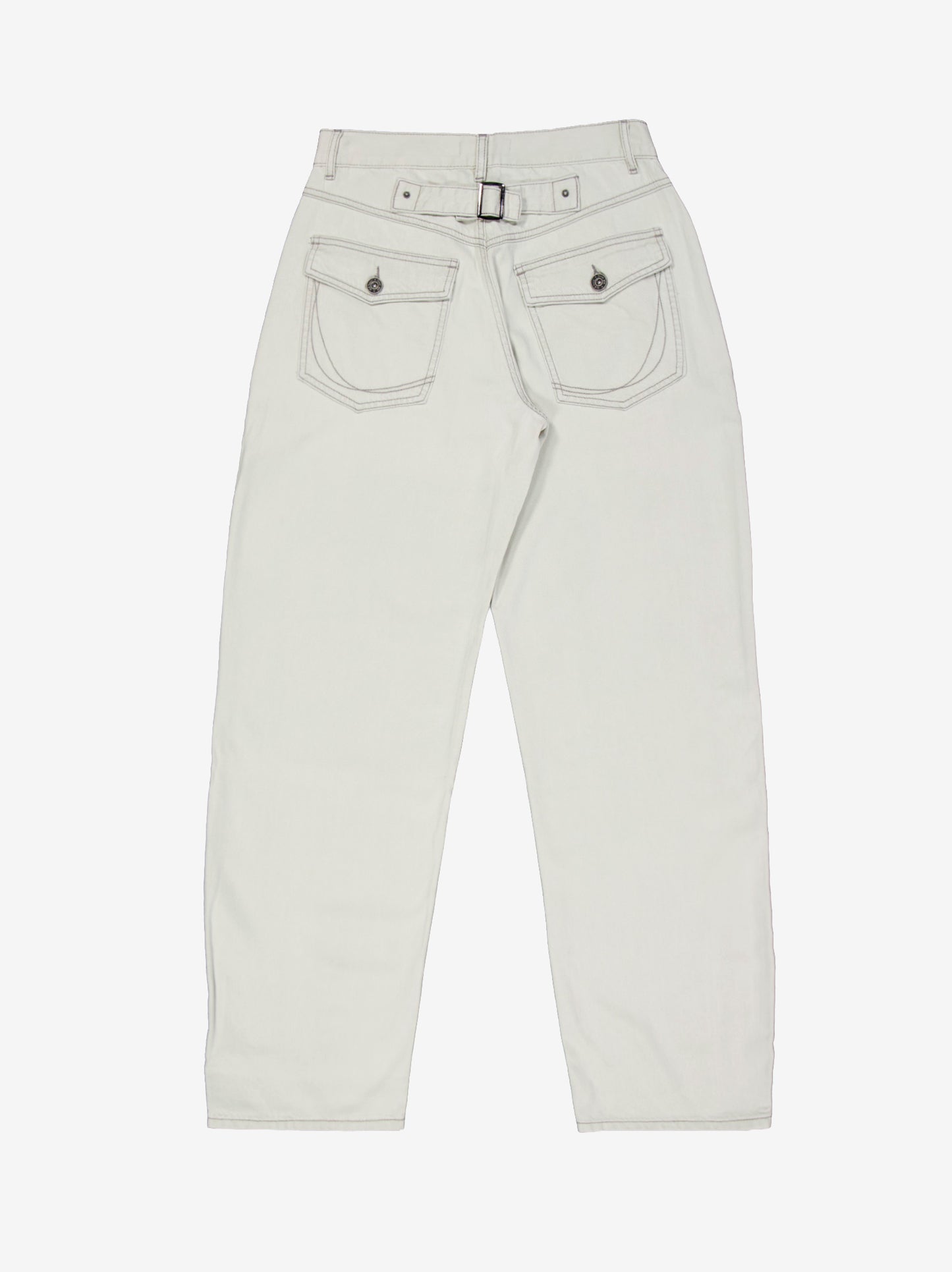 Pantalón denim crudo recto con costuras vistas Lagoon