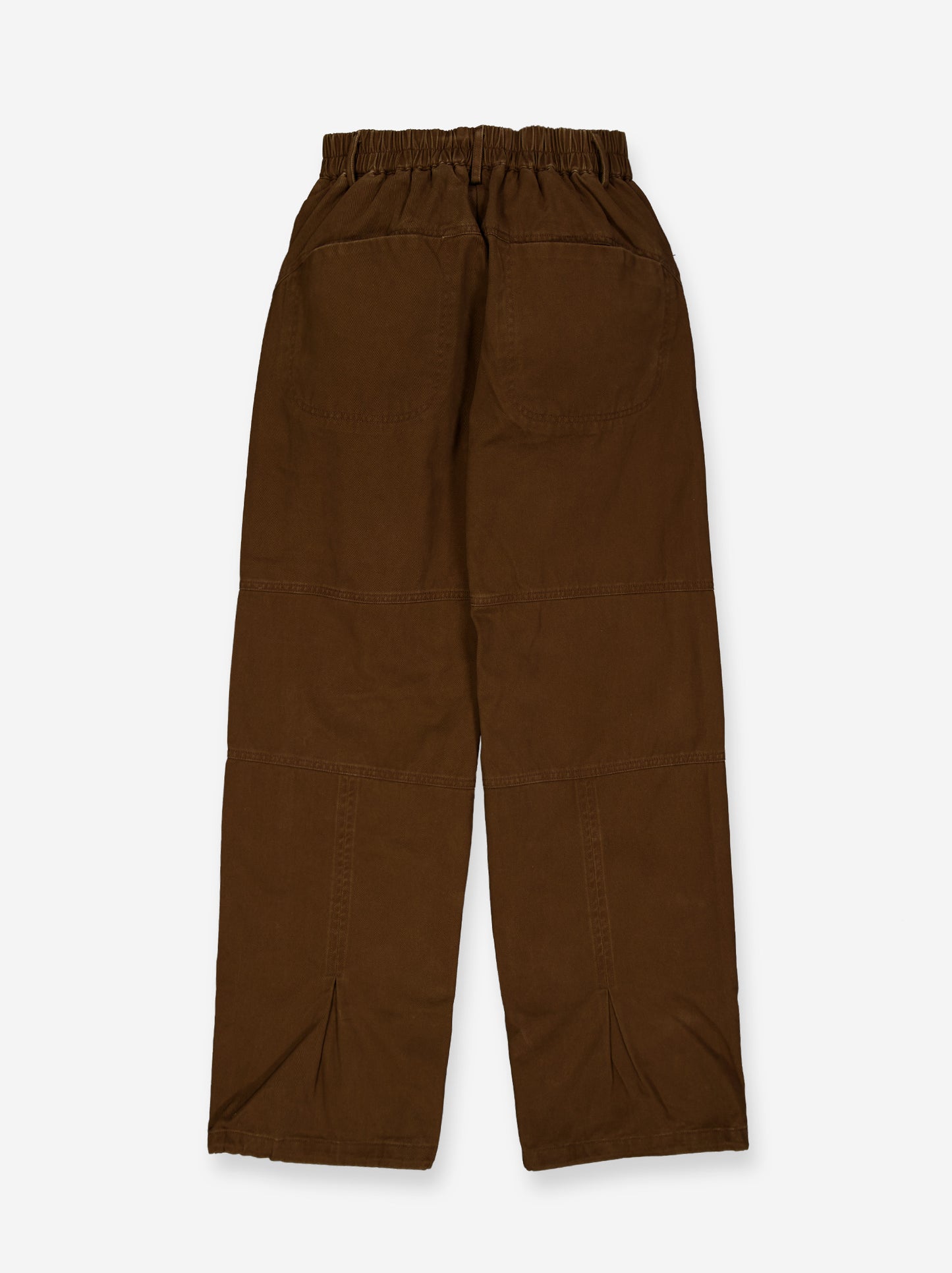 Pantalones baggy rectos - Mocha