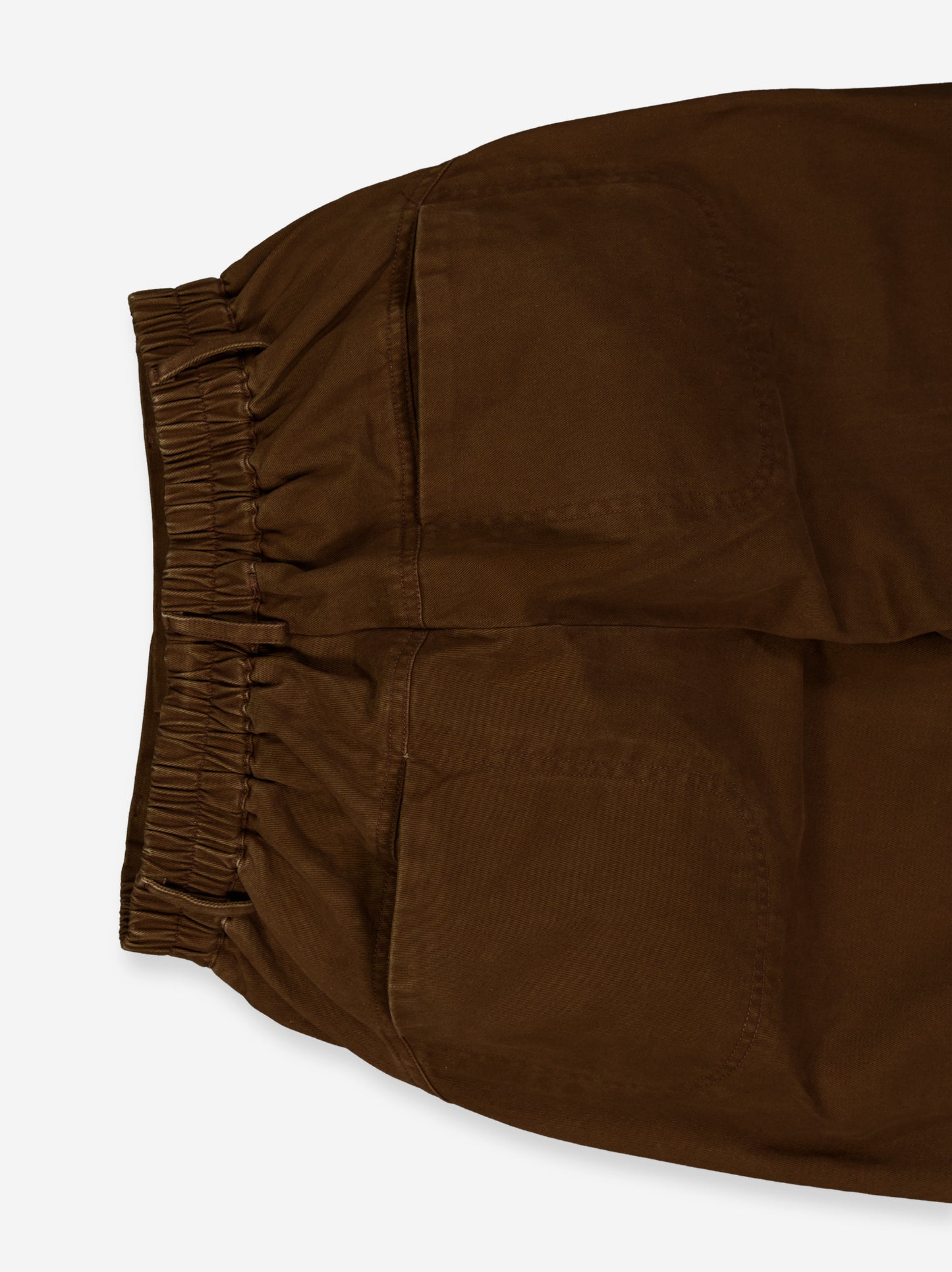Pantalones baggy rectos - Mocha