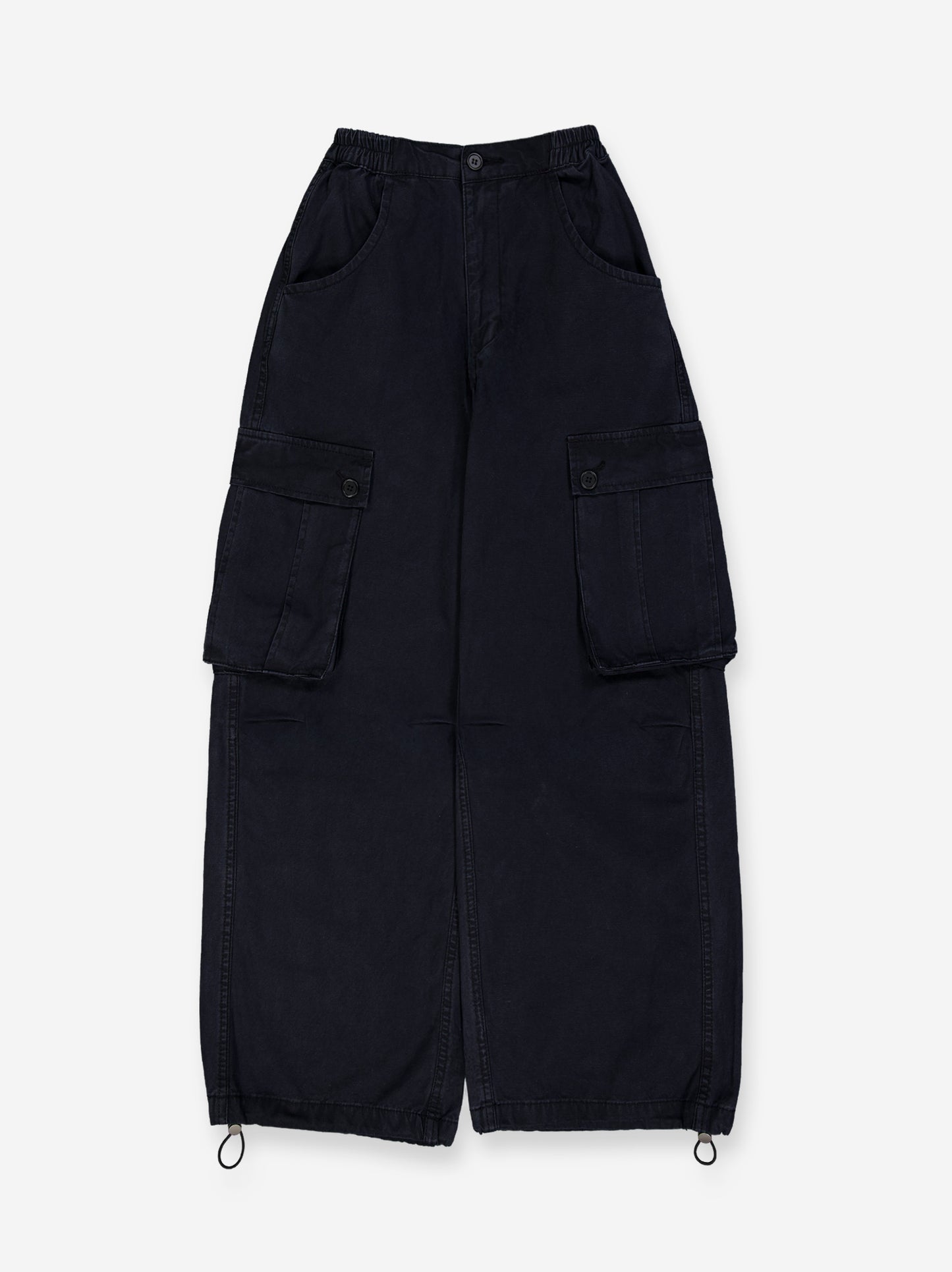 Pantalones cargo baggy ajustables - Cofee