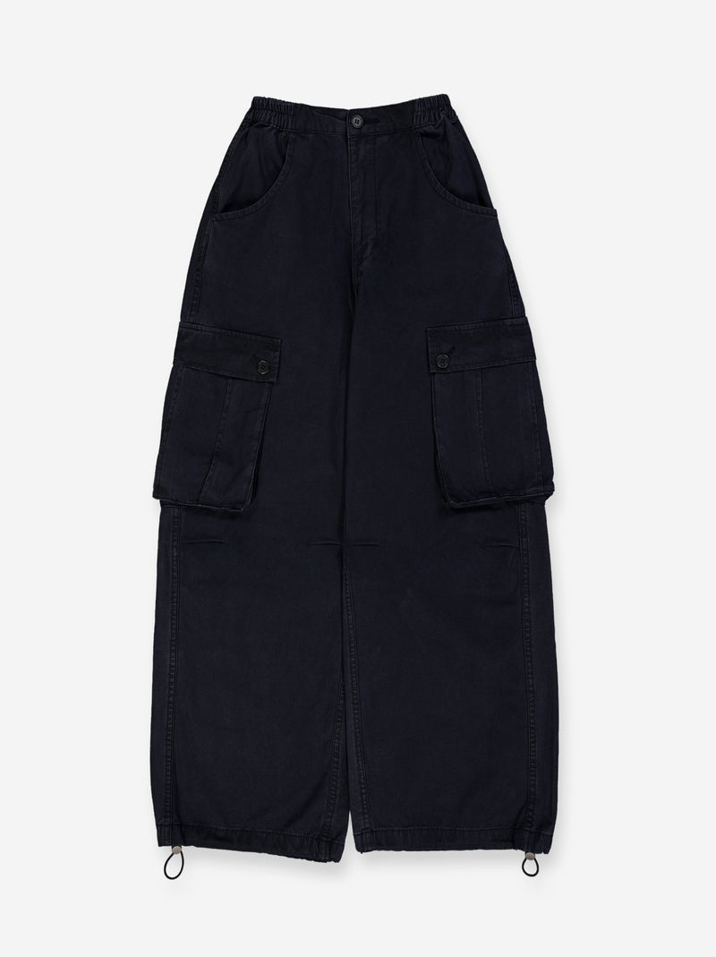 Pantalones cargo baggy ajustables - Cofee