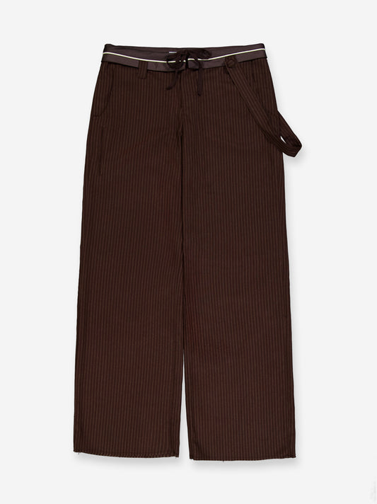 Oversized pinstripe trousers - Yara