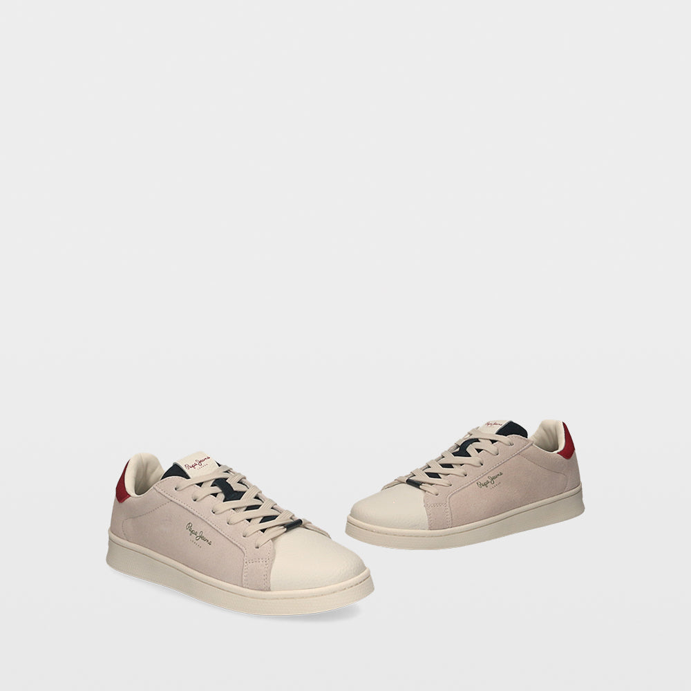 Pepe Jeans Milton Original - Zapatillas blancas de piel