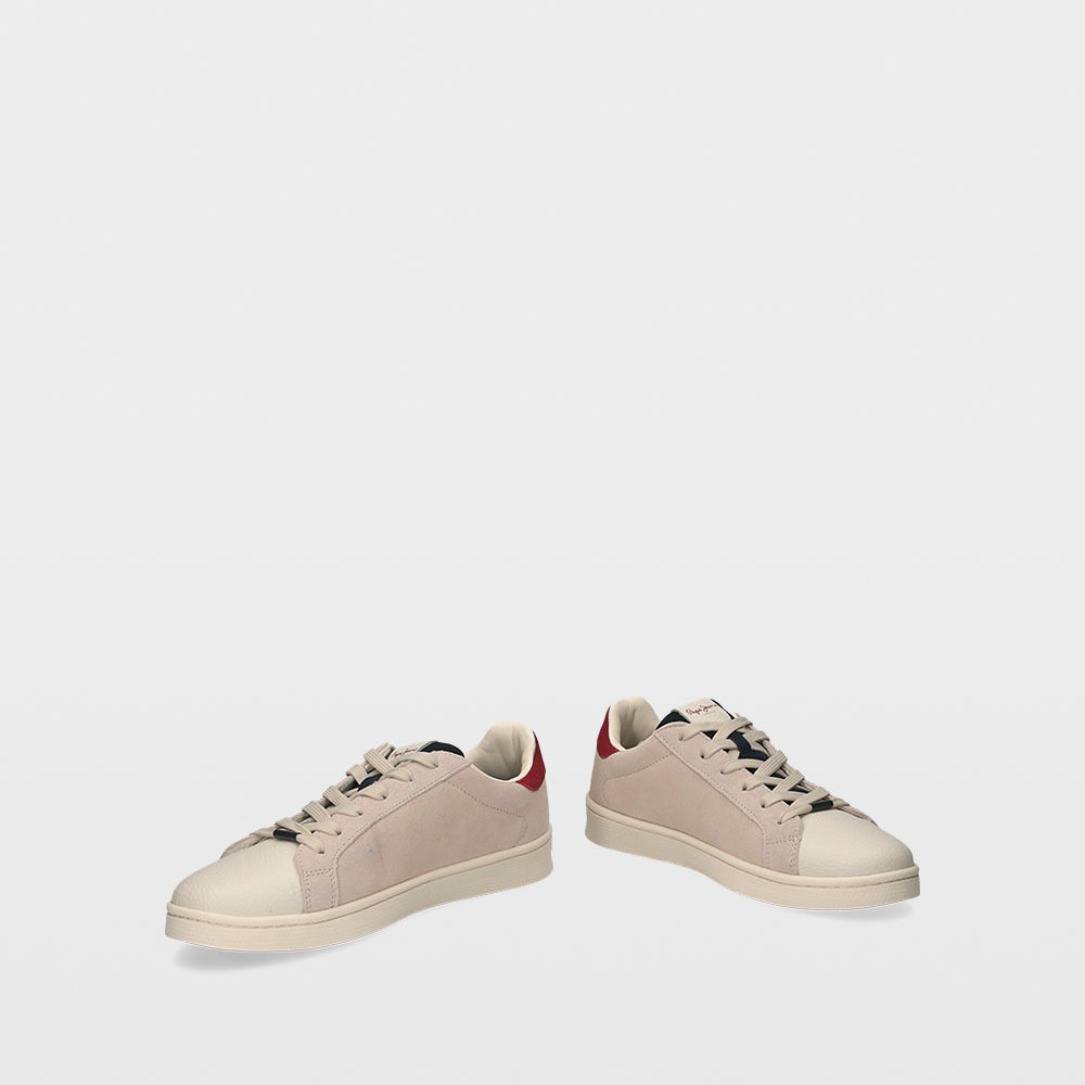 Pepe Jeans Milton Original - Zapatillas blancas de piel