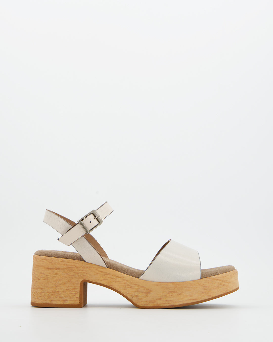 Sandalia De Piel con Plataforma - Kazy