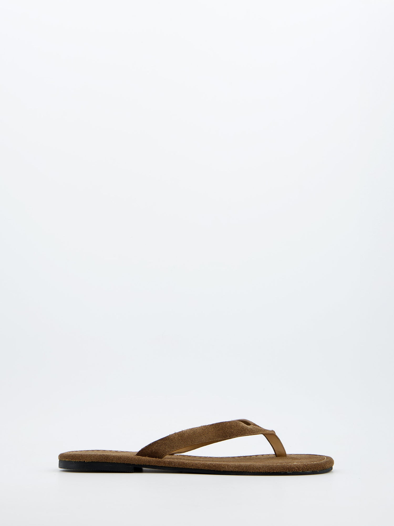 Sandalias De Serraje  Taupe - Saturno