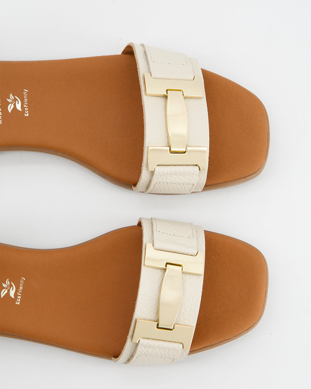 Sandalia Plana Beige - Doya