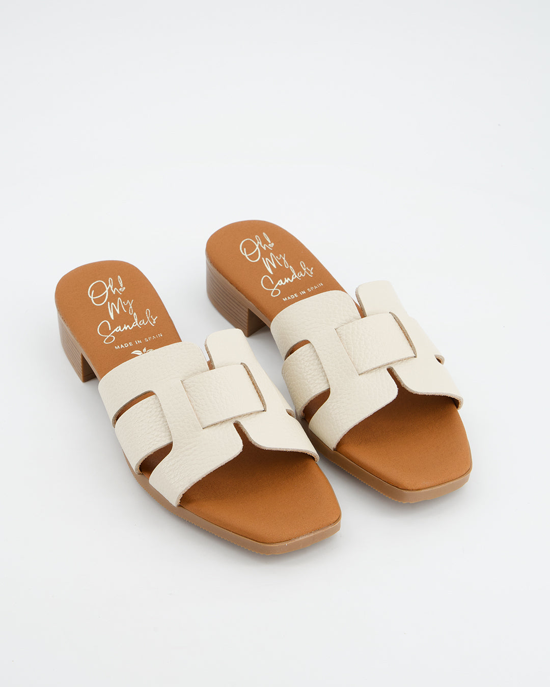 Sandalia Plana Beige - In