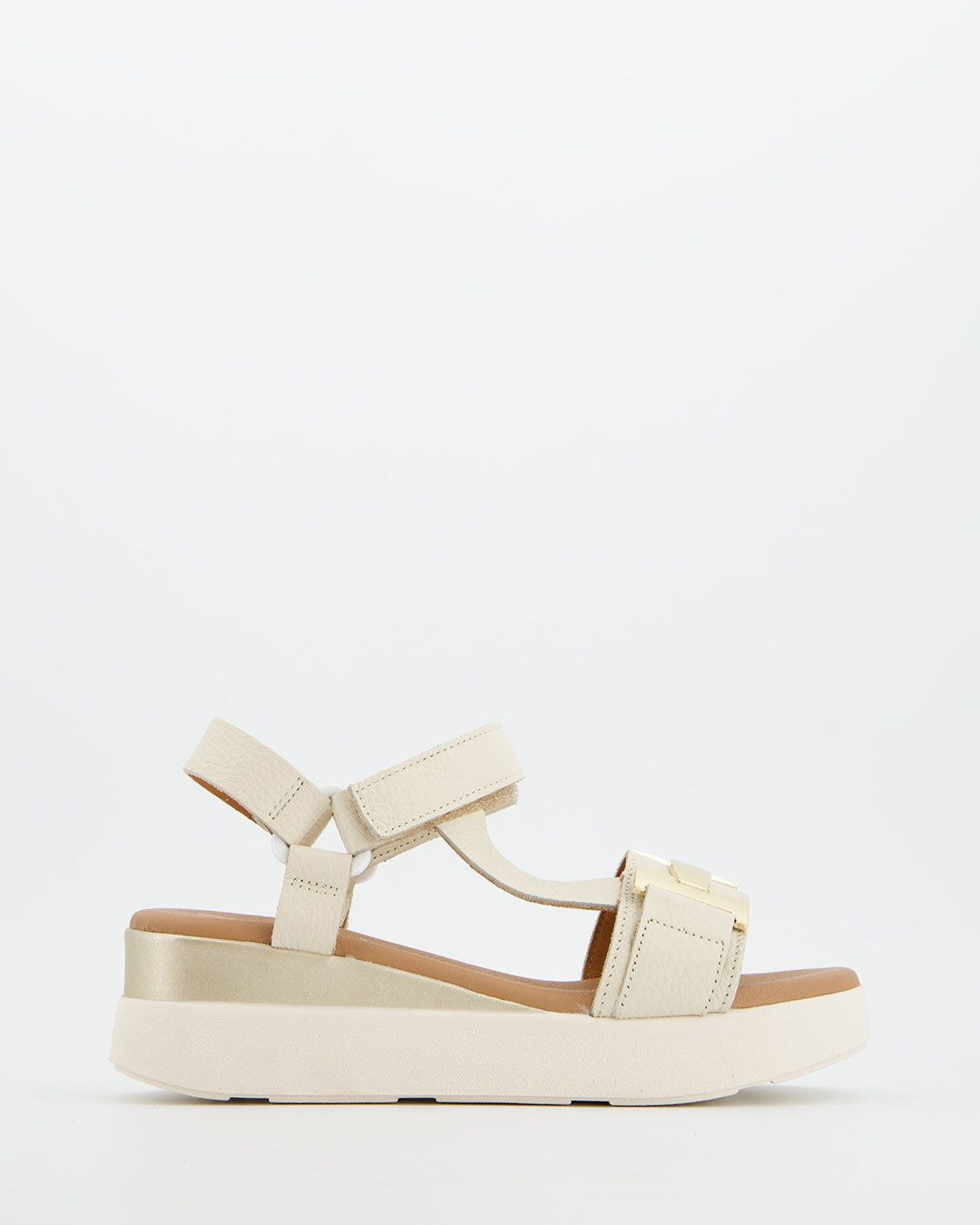 Sandalia de Plataforma Beige - Dump