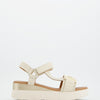 Sandalia de Plataforma Beige - Dump