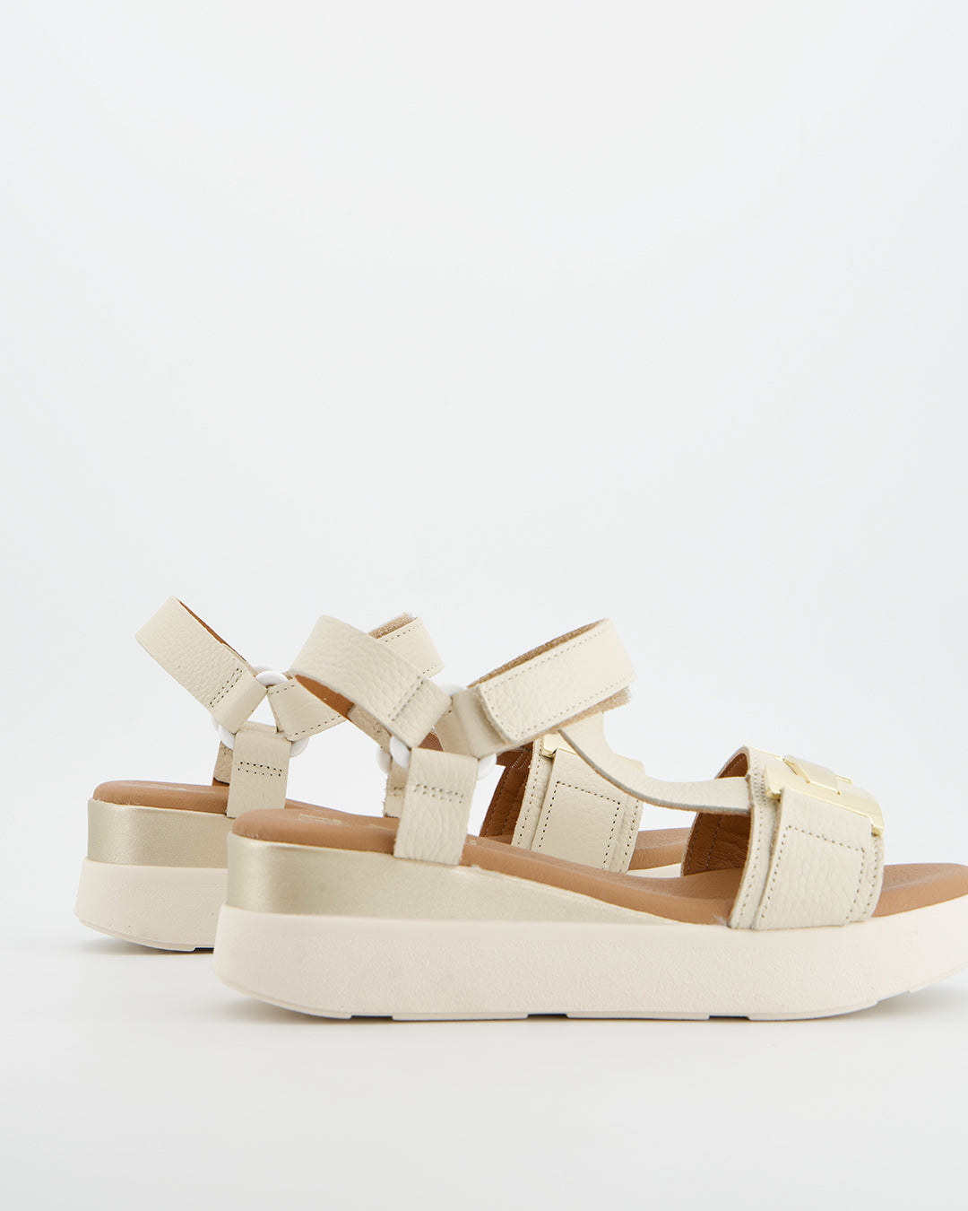 Sandalia de Plataforma Beige - Dump
