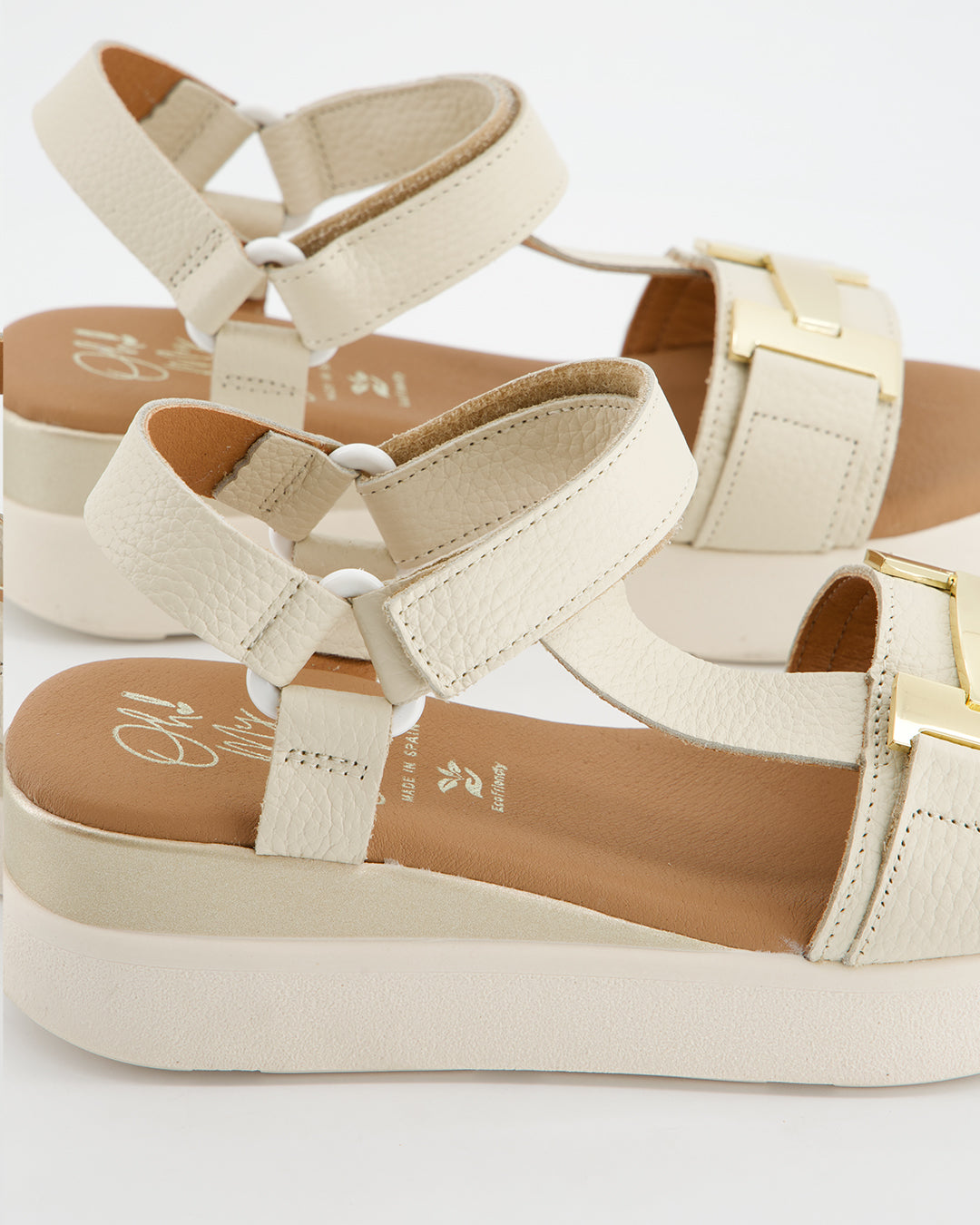 Sandalia de Plataforma Beige - Dump