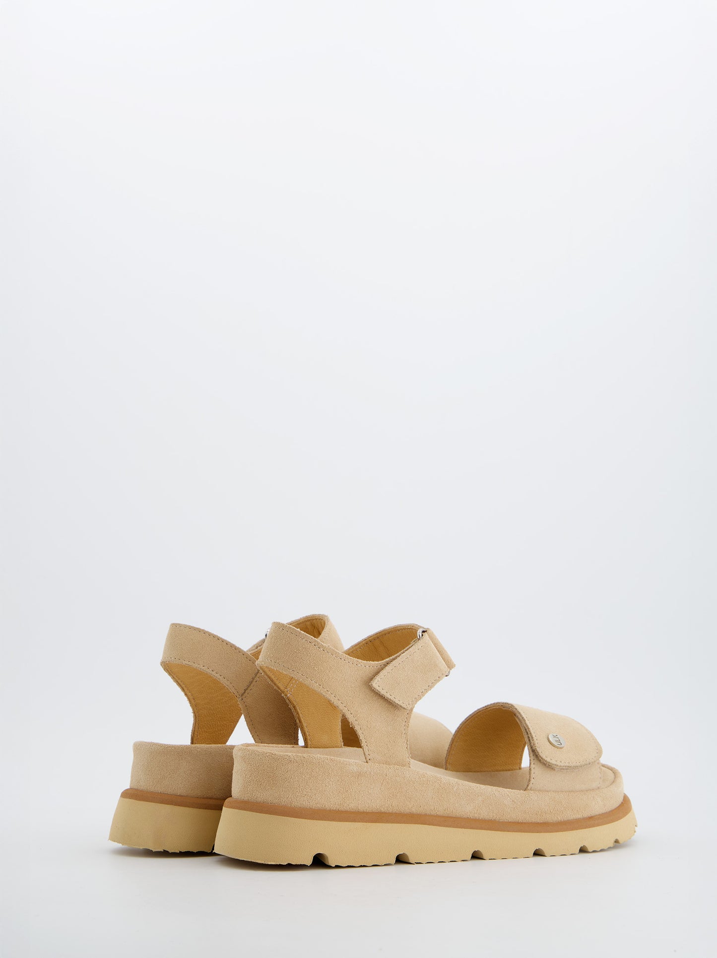 Sandalia de Serraje Beige - Carlota