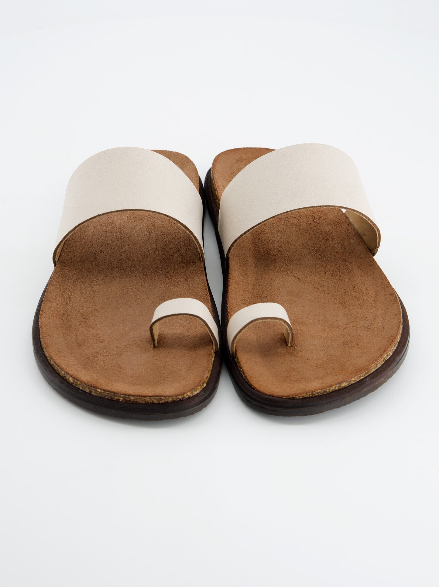 Sandalias De Piel Blancas - Katao