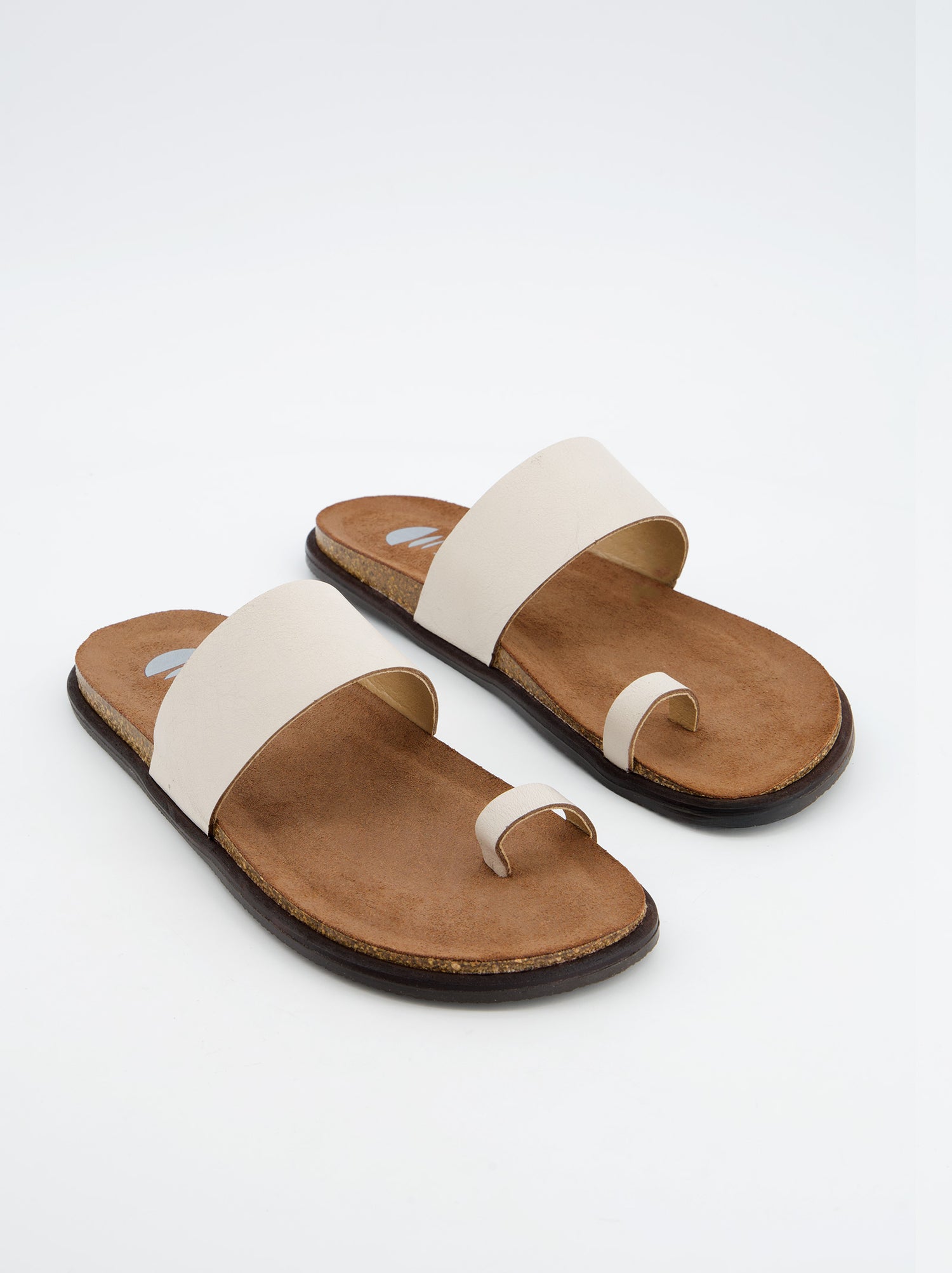 Sandalias De Piel Blancas - Katao