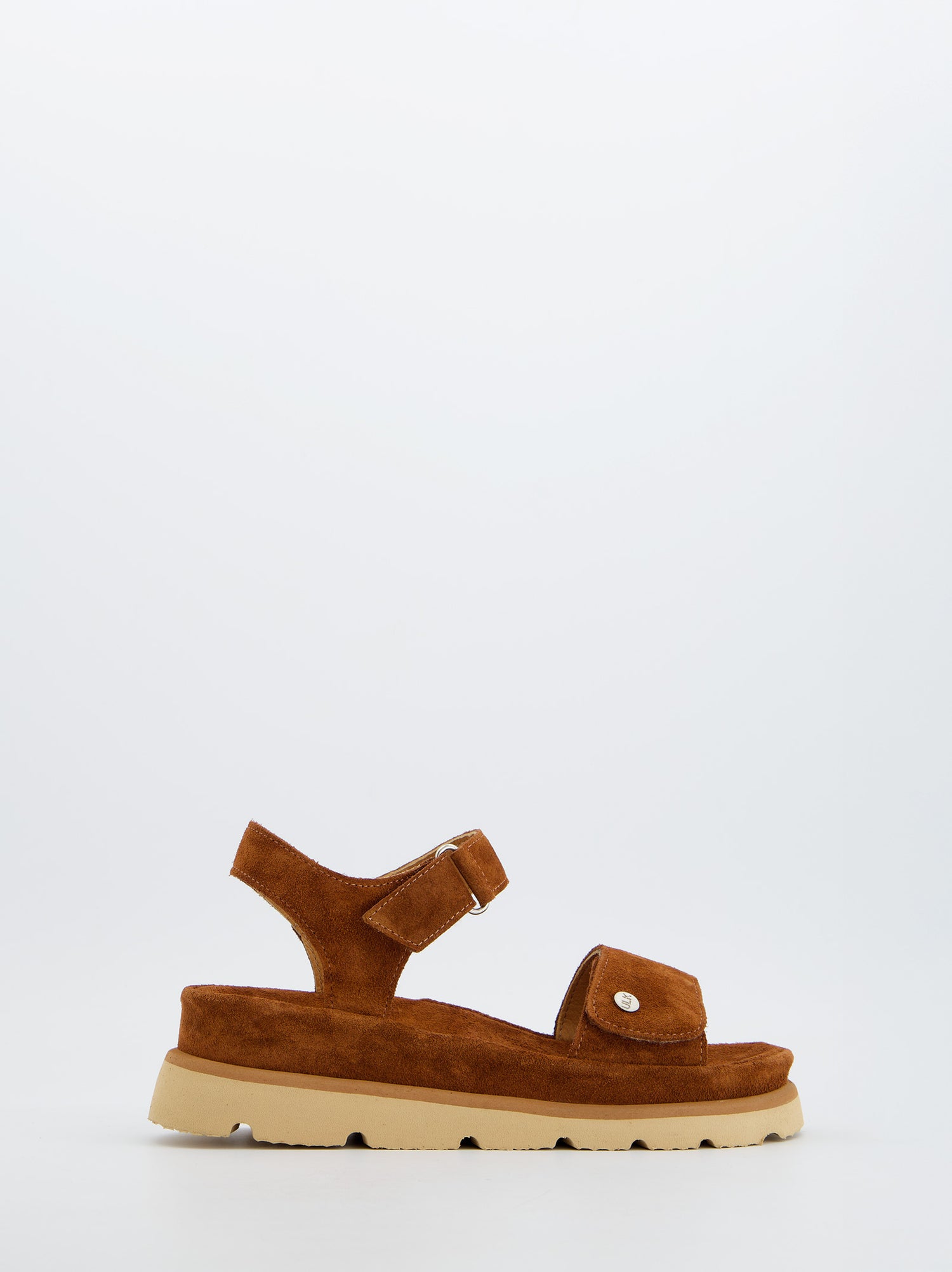 Sandalias De Serraje Marrón - Carlota