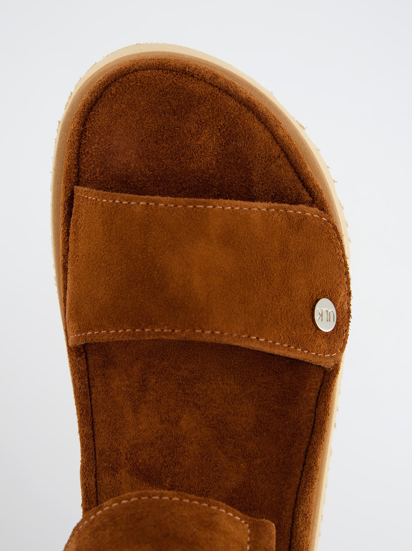 Sandalias De Serraje Marrón - Carlota