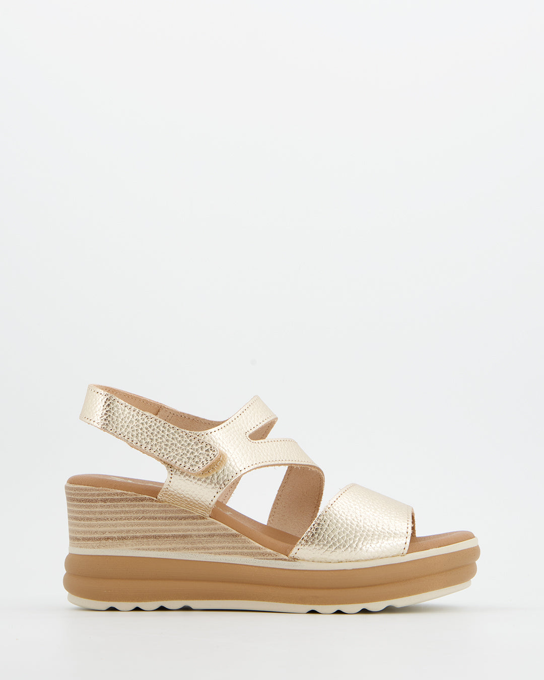 Sandalias Doradas con Plataforma - In