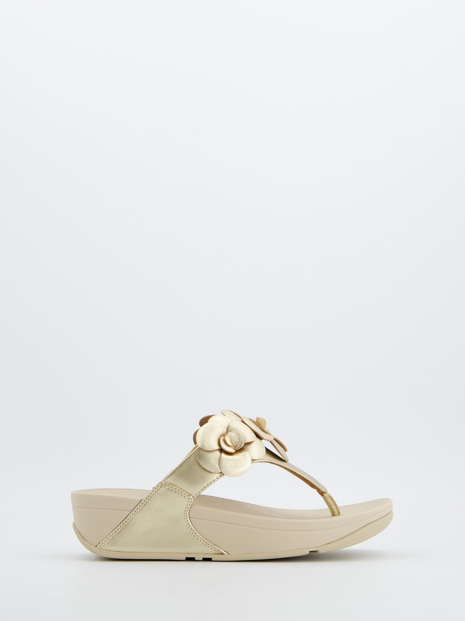 Sandalias Fitflop Lulu De Plataforma Beige