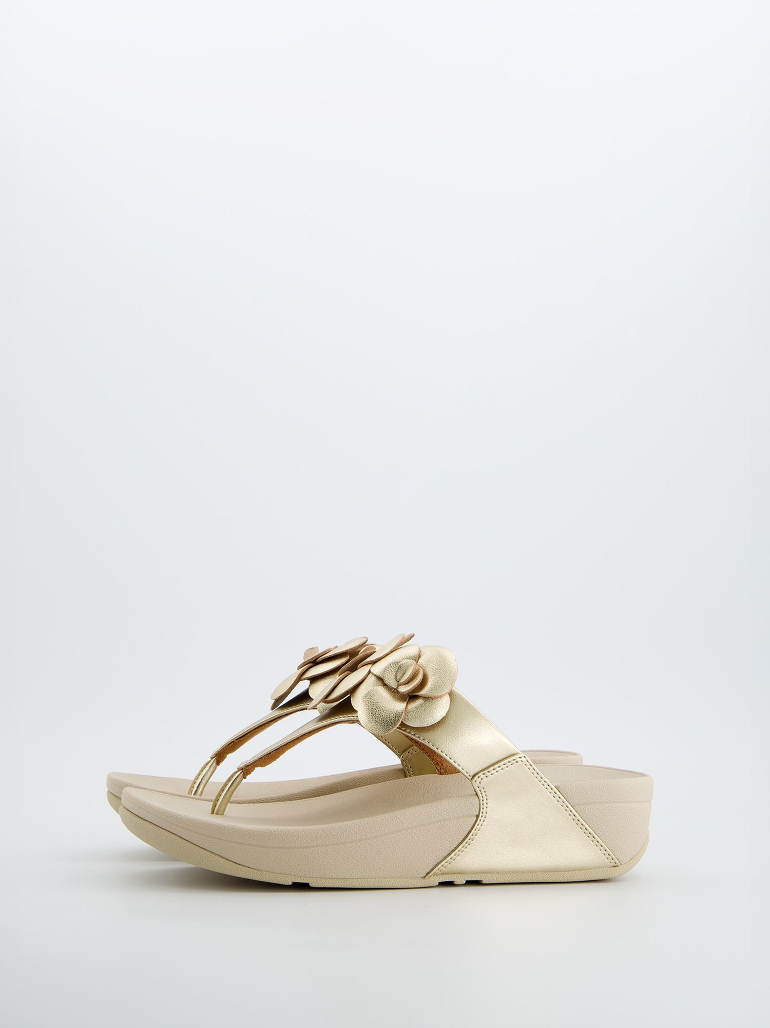 Sandalias Fitflop Lulu De Plataforma Beige