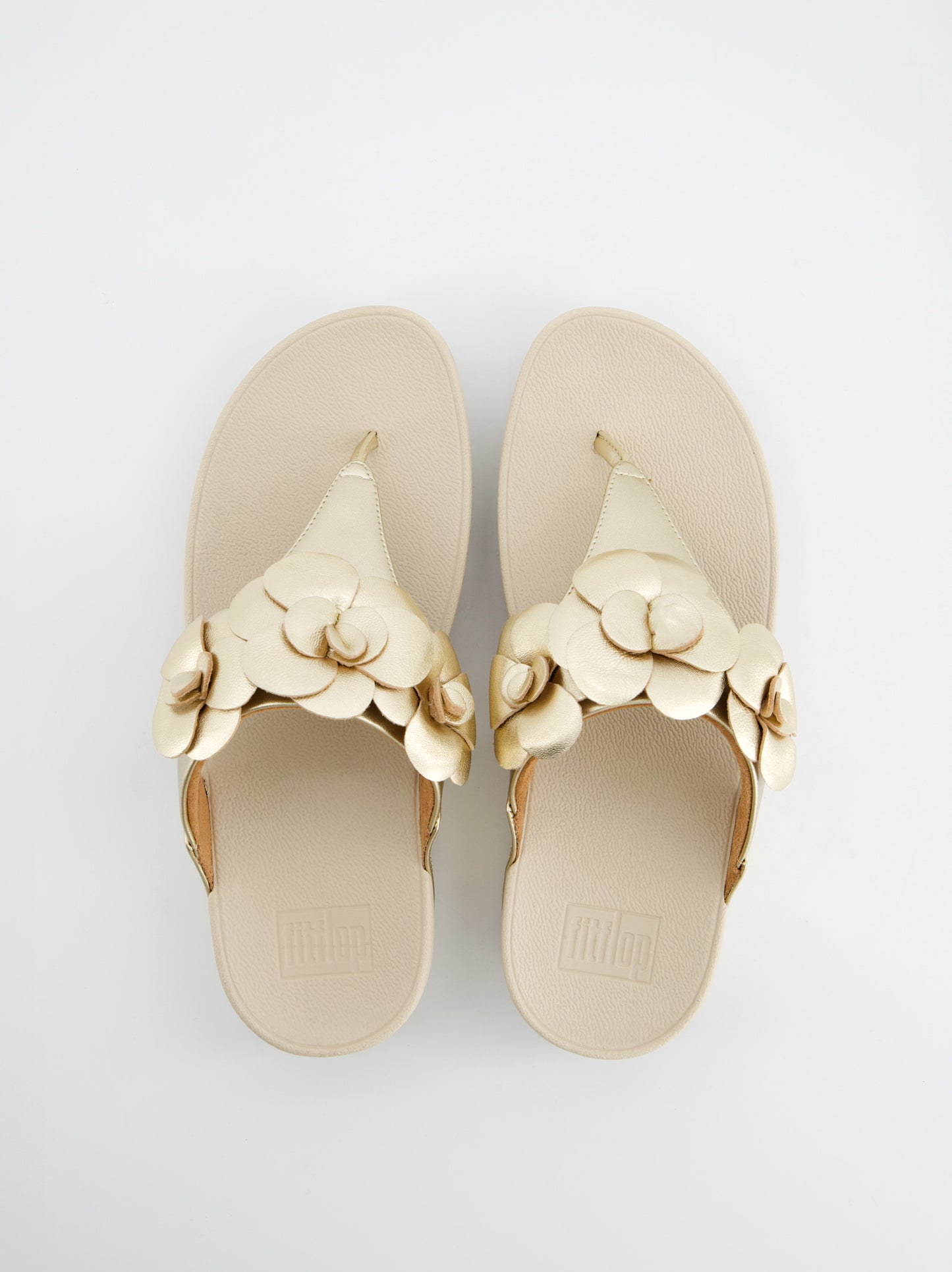 Sandalias Fitflop Lulu De Plataforma Beige