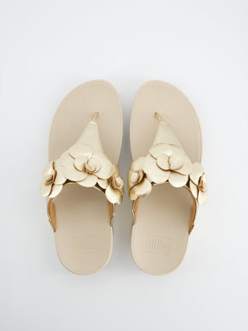 Sandalias Fitflop Lulu De Plataforma Beige