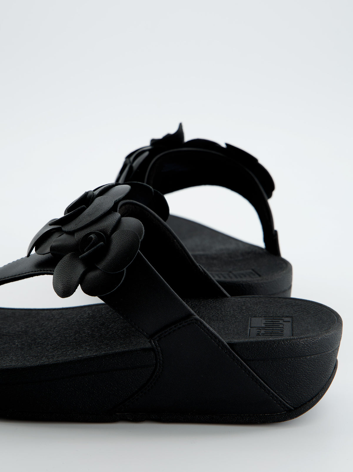 Sandalias Fitflop Lulu De Plataforma Negras