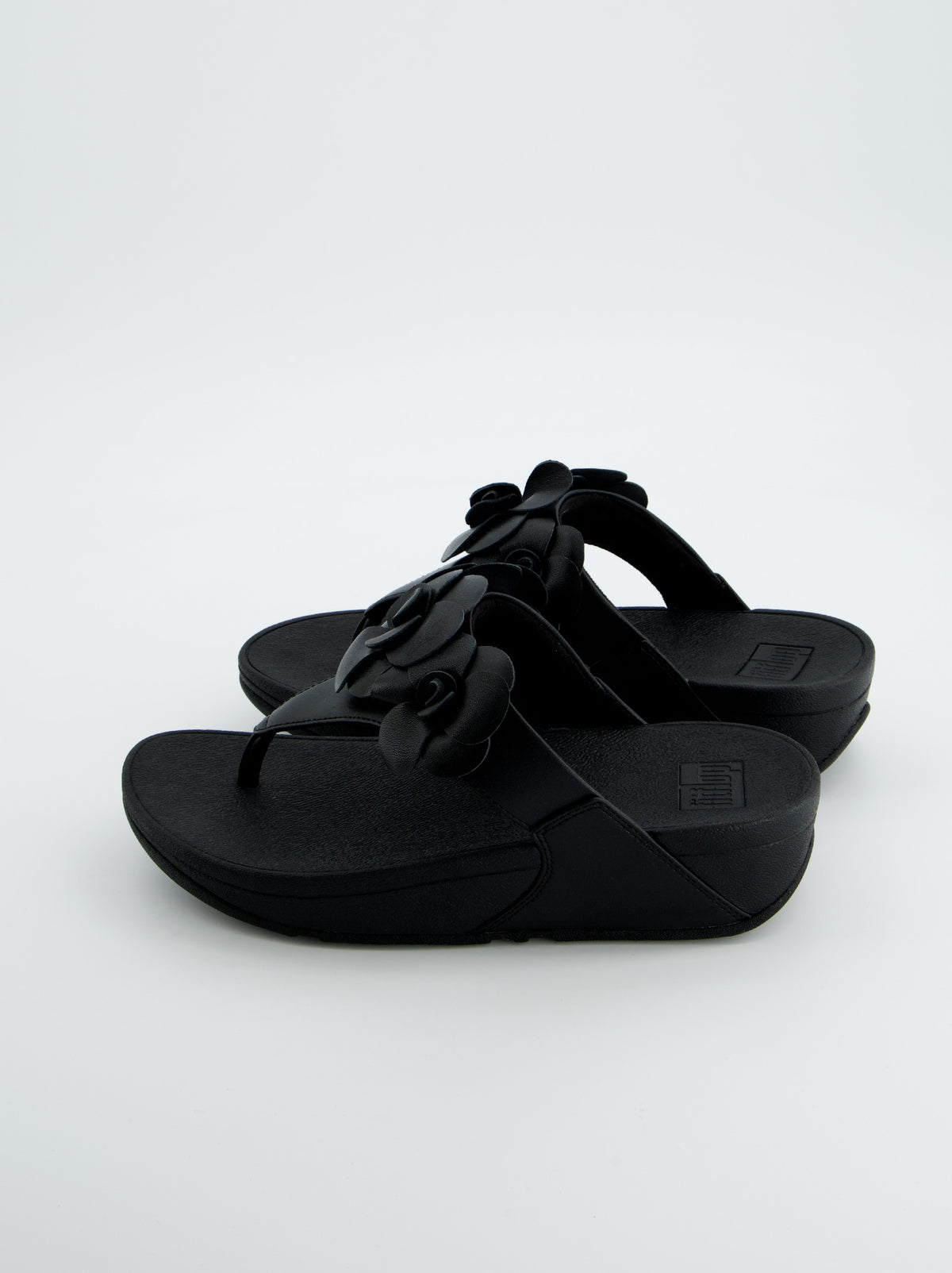 Sandalias Fitflop Lulu De Plataforma Negras