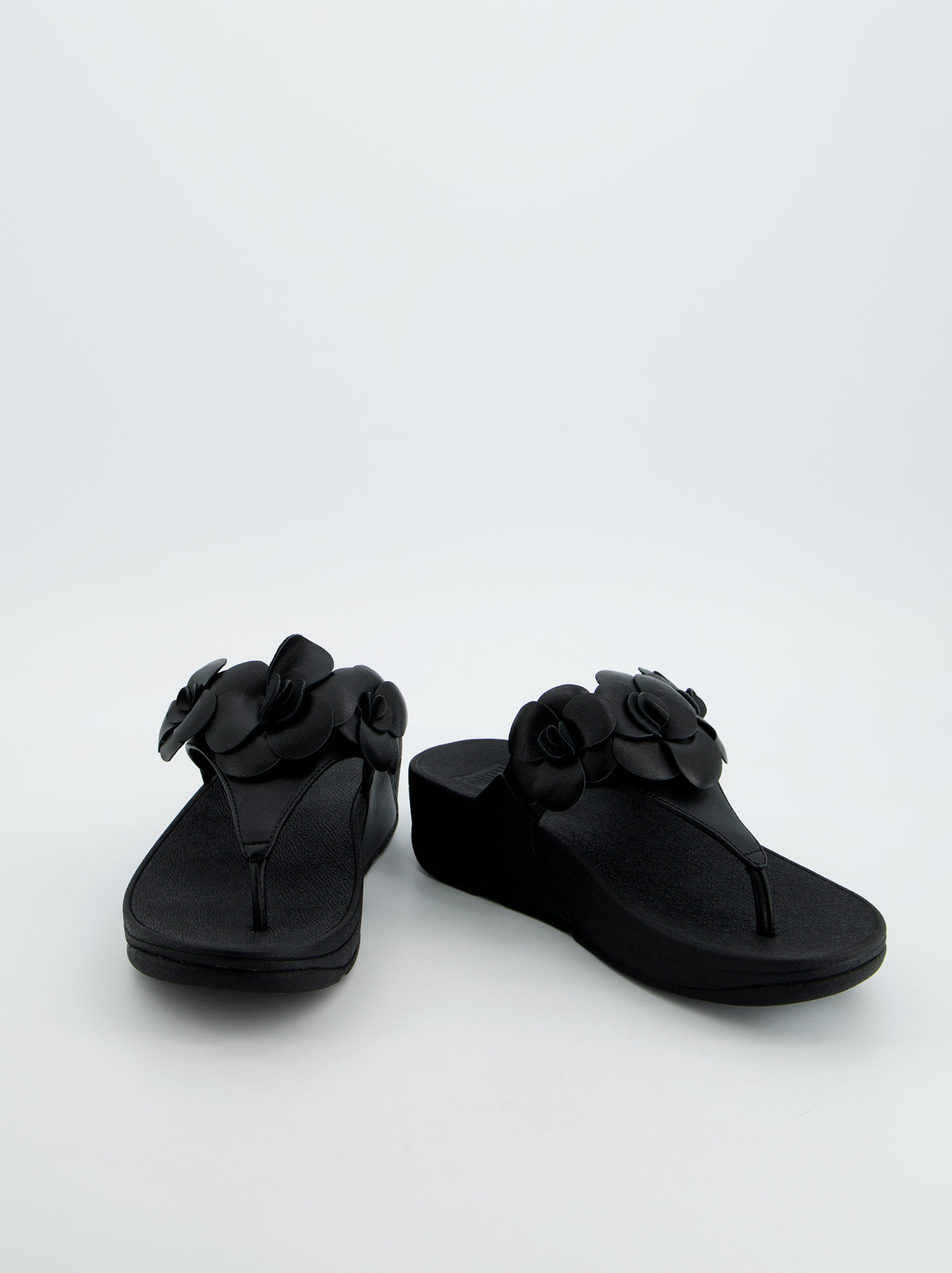 Sandalias Fitflop Lulu De Plataforma Negras
