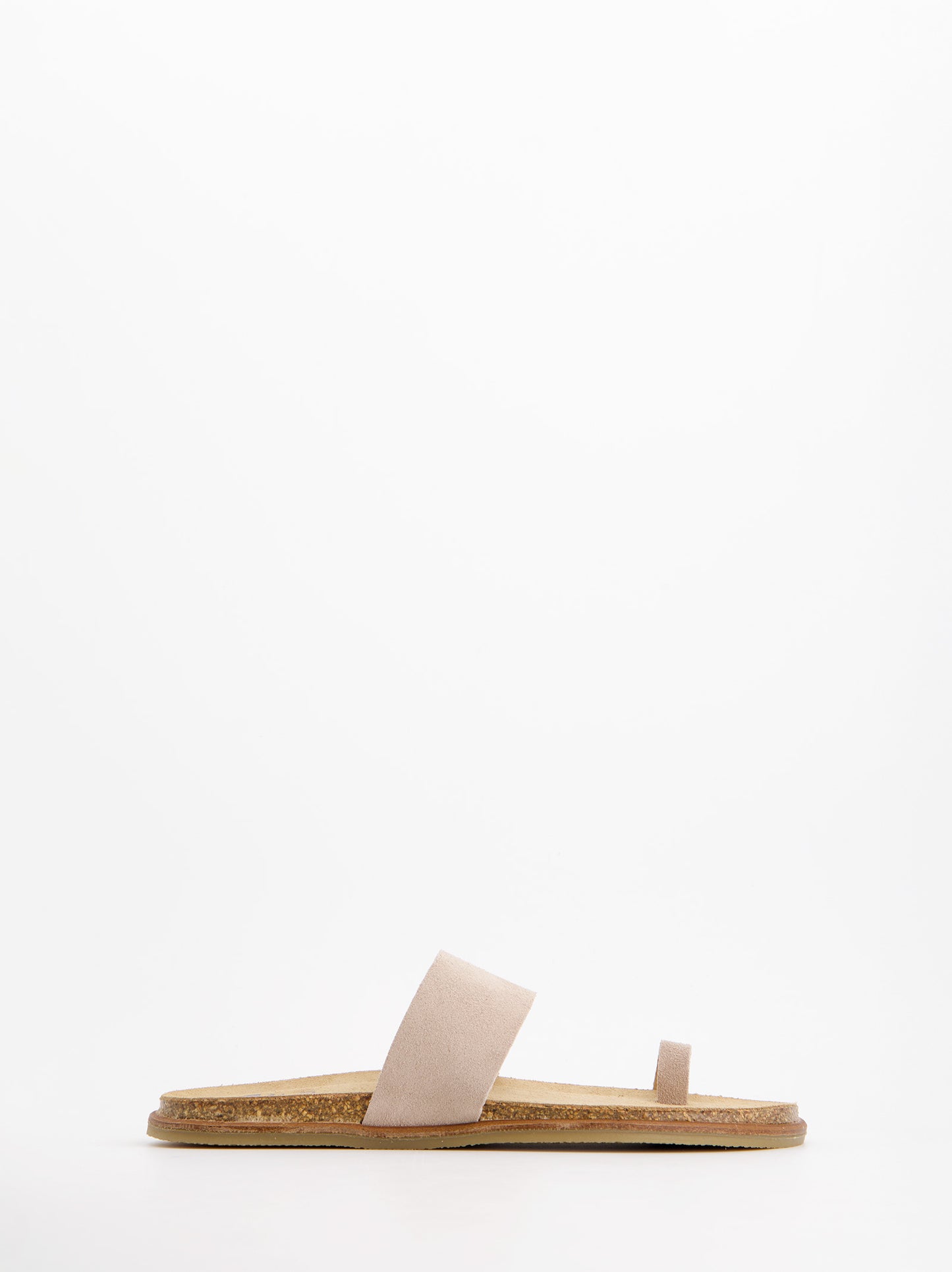 Sandalias Planas De Serraje Beige - Katao