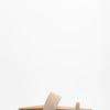 Sandalias Planas De Serraje Beige - Katao