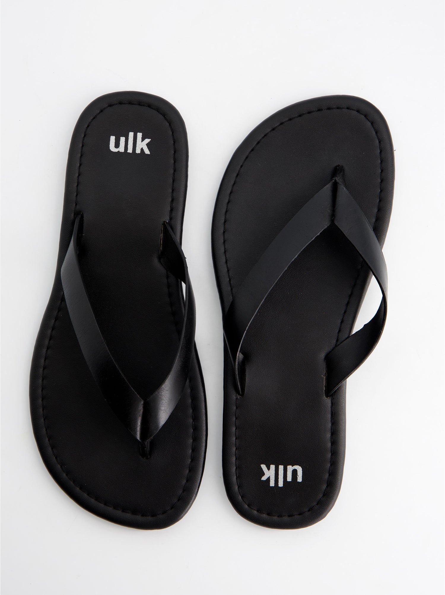 Sandalias Planas Negras - Saturno