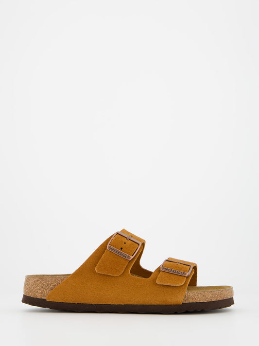 Sandalias bio de piel Birkenstock Arizona con plantilla blanda