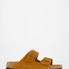 Sandalias bio de piel Birkenstock Arizona con plantilla blanda