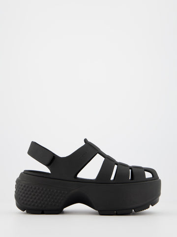 Sandalias cangrejeras de goma con plataforma Crocs