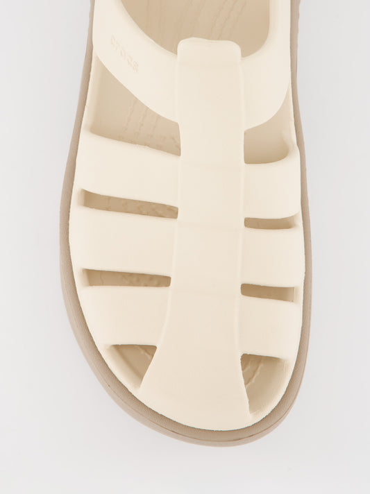Sandalias cangrejeras de goma con plataforma Crocs
