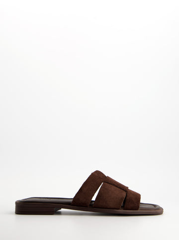 Sandalias de ante y punta cuadrada - Splift