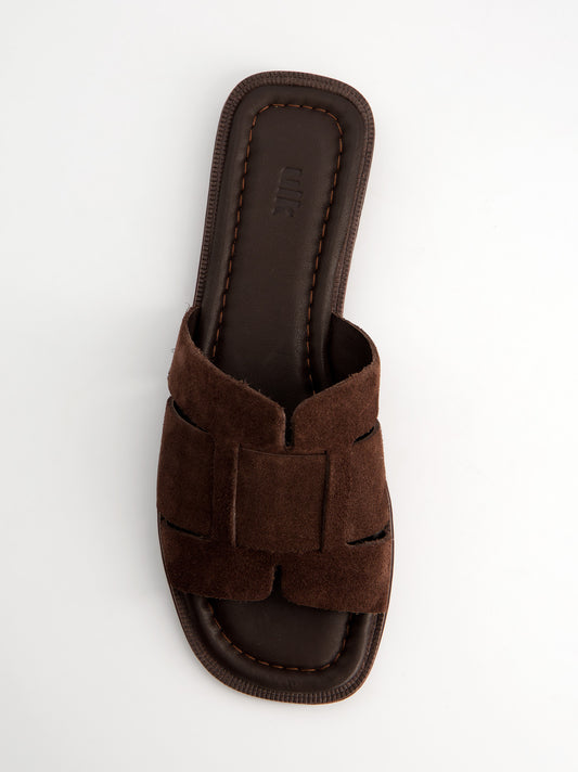 Sandalias de ante y punta cuadrada - Splift