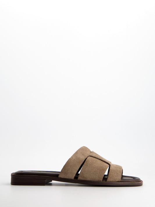 Sandalias de ante y punta cuadrada - Splift