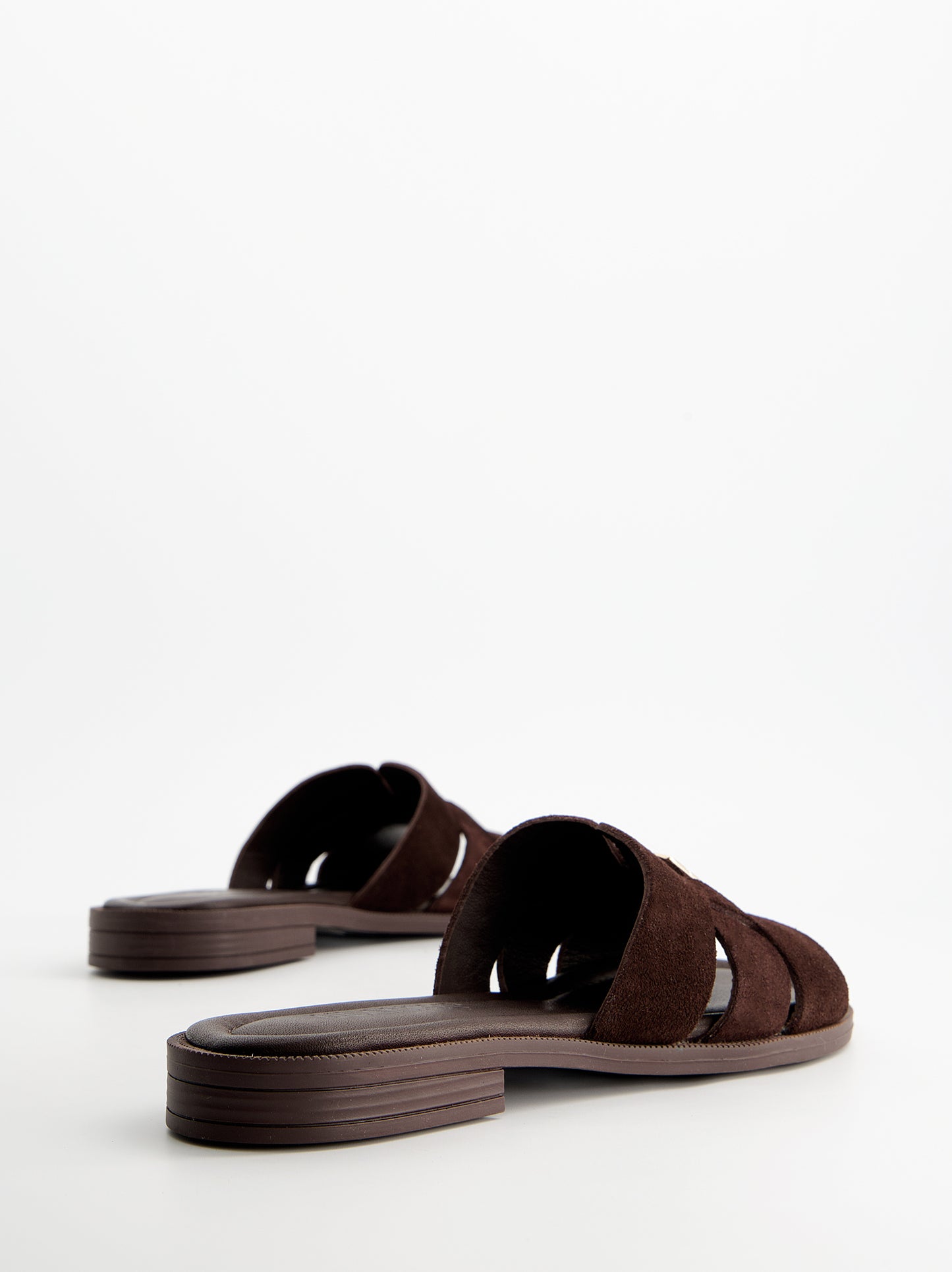 Sandalias de ante y punta cuadrada - Terent