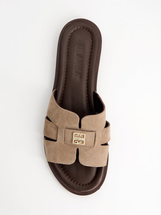 Sandalias de ante y punta cuadrada - Terent