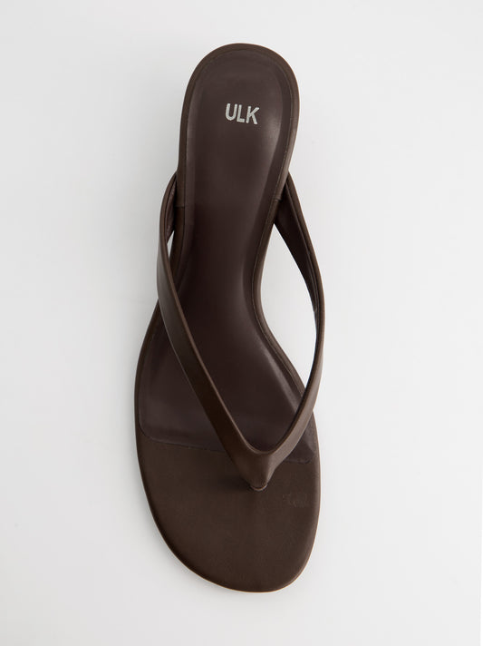 Sandalias de cuña marrones - Kenko