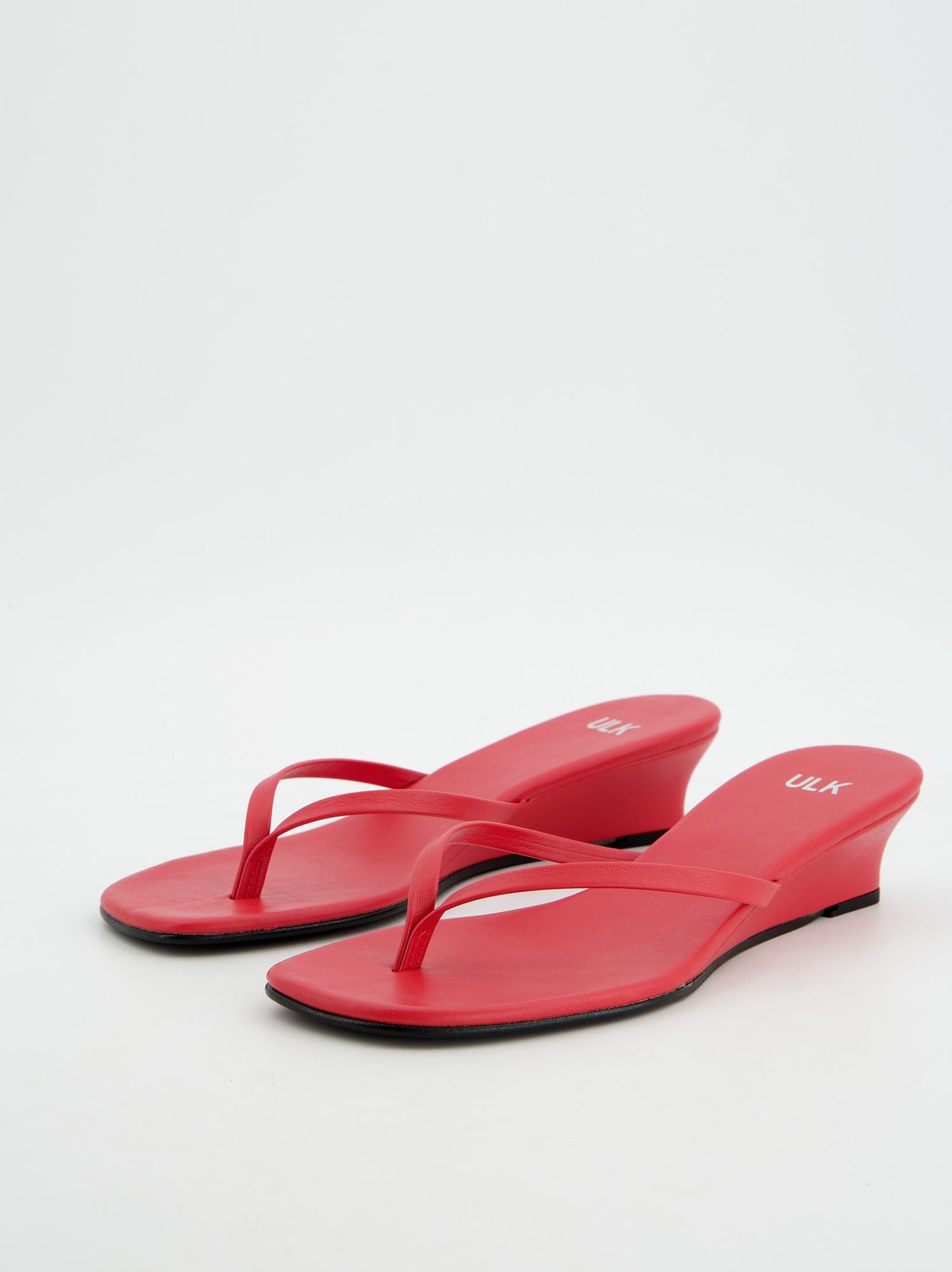 Sandalias de cuña Rojo - Siete