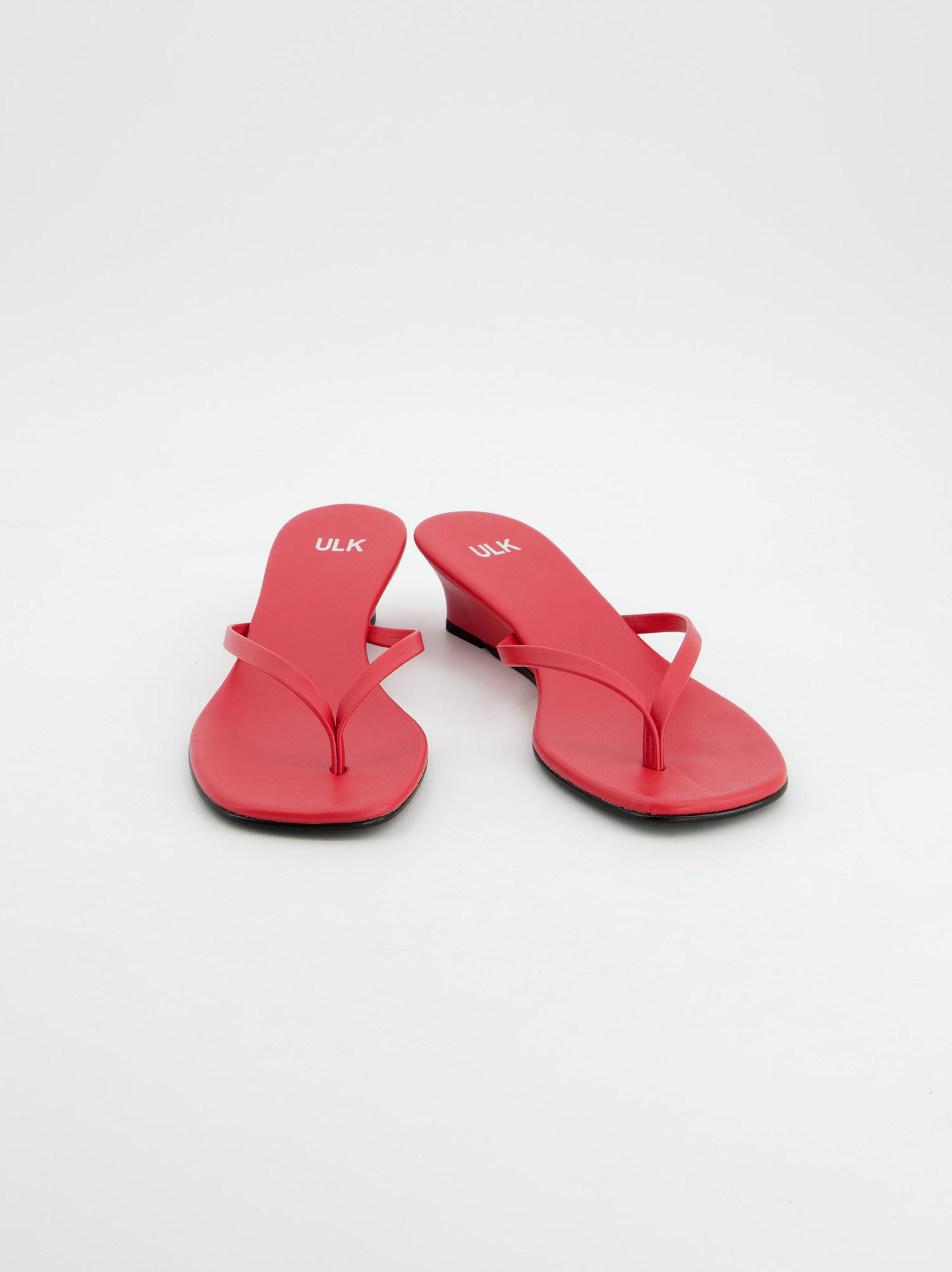 Sandalias de cuña Rojo - Siete