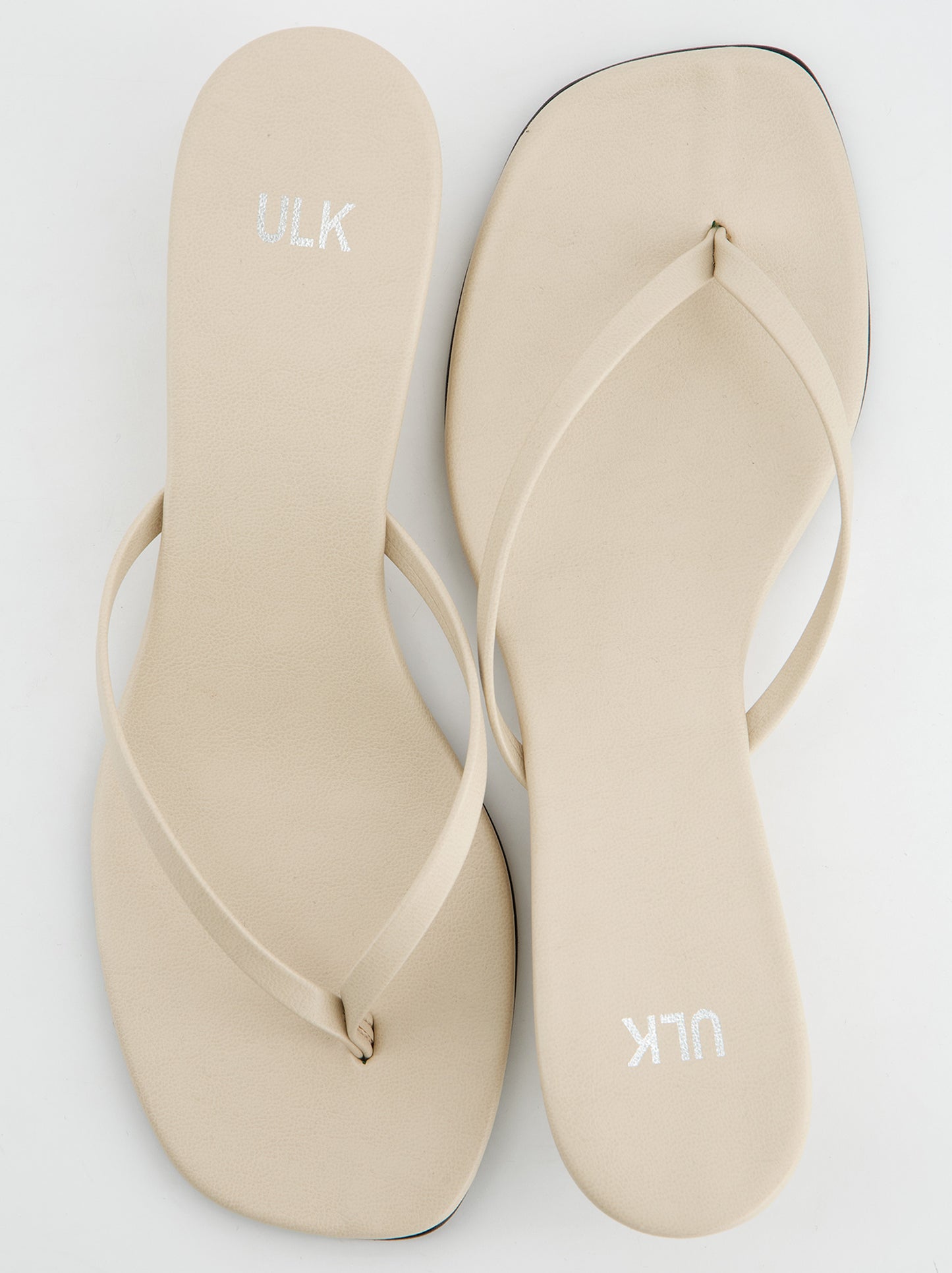 Sandalias de cuña beige - Siete