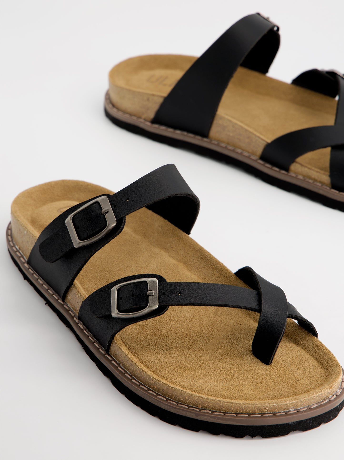 Sandalias de doble hebilla con posición de dedo - Yuma