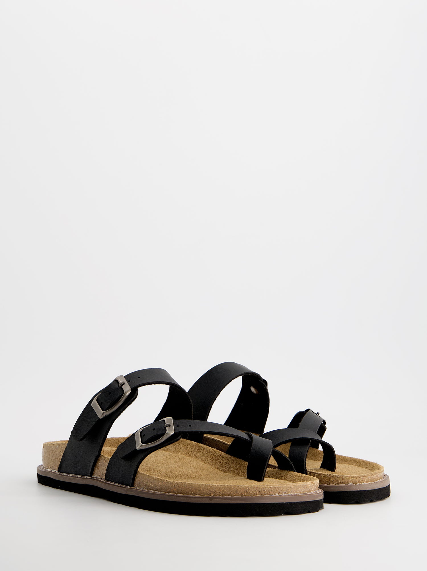 Sandalias de doble hebilla con posición de dedo - Yuma